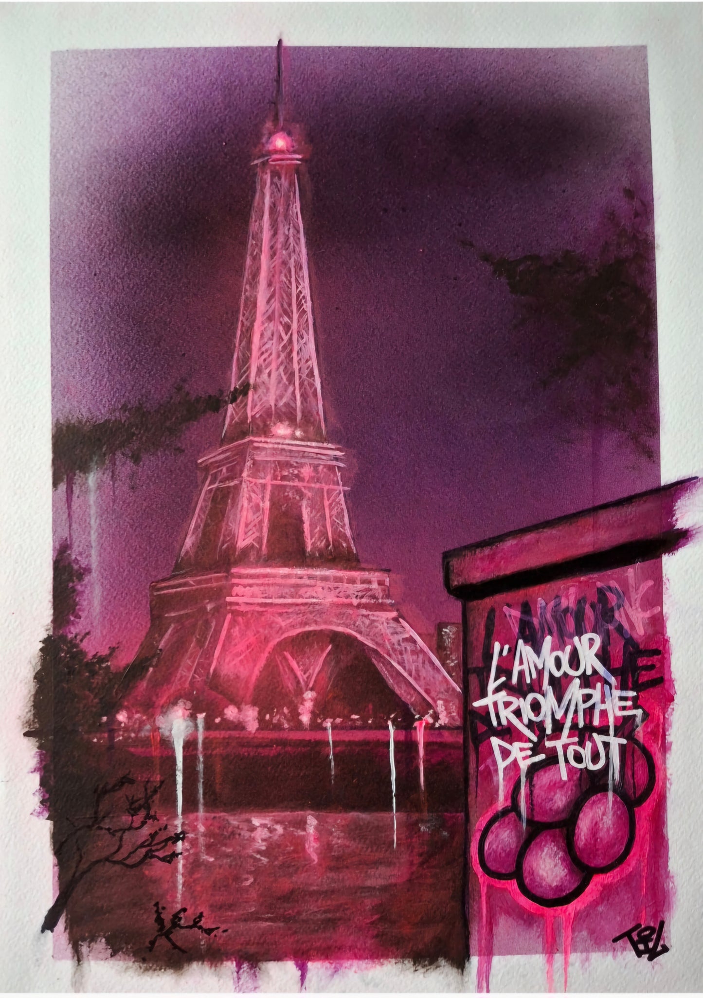 tour Eiffel - L'Amour Triomphe De Tout Series